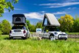 MINI est en vacances - avec la flotte de camping-cars la plus verte au monde.