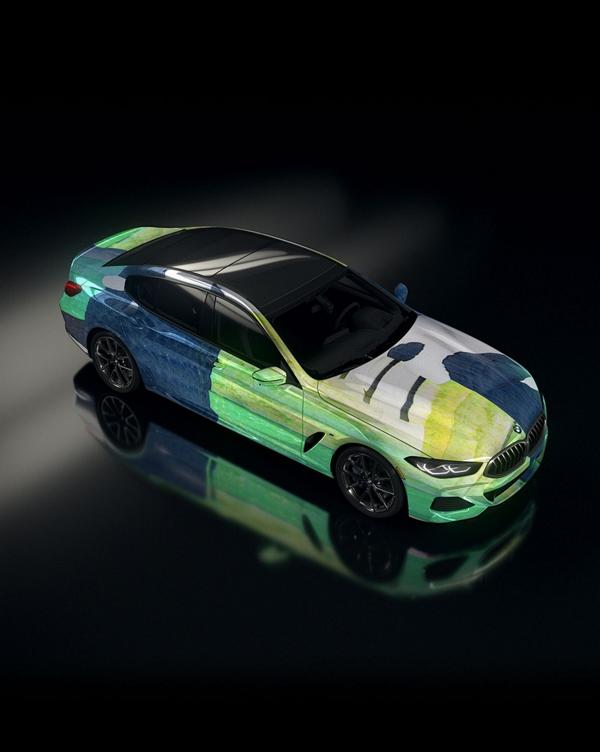 "La última obra maestra de la IA": ¡BMW Serie 8 como obra de arte!