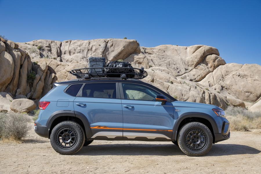 Bereits für das Abenteuer: VW Taos Basecamp Concept!