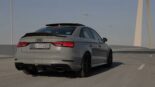 Vidéo: berline Audi RS3 en gris Nardo avec 576 PS!