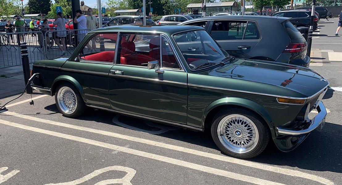 Classic BMW 1602 Coupe converted to electric drive!