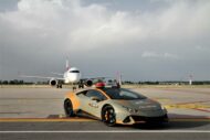 Follow Me Car Lamborghini Huracan EVO Flughafen Bologna 2 190x127