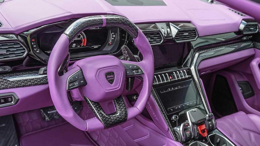 Mansory Lamborghini Urus Venatus Lila Interieur 1