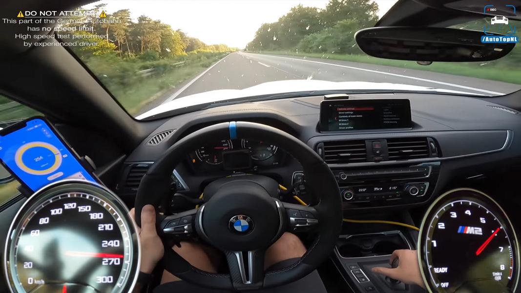 BMW M2 Competition Mit 850 PS Auf Der Autobahn