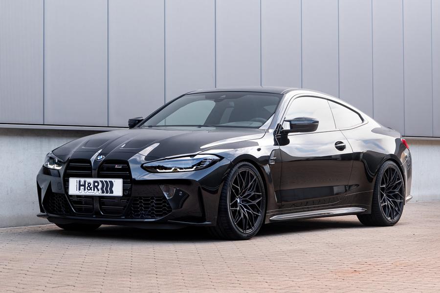 BMW M4 Competition Sportfedern Front Performance Coupé nachgeschärft: H&R Sportfedern für den neuen BMW M4