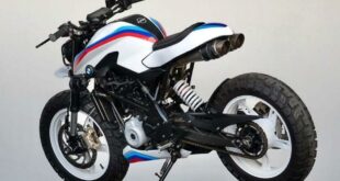 Moto personalizzata BMW G 310 RK Speed ​​Customs Tuning 4 310x165 Harley Davidson Night Rod con cerchi rossi e altro!