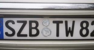 Kennzeichen Stempel AU Plakette entfernt abgemeldet 310x165 Wann dürfen abgemeldete Fahrzeuge gefahren werden?