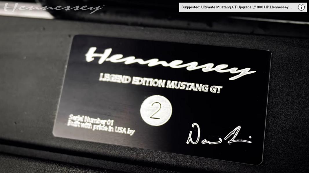 Legend Edition 818 PS Ford Mustang GT Von Hennessey Performance 11