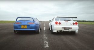 800 hp Nissan Skyline GT R vs. 900 hp Toyota Supra 1 310x165 Video: 800 hp Nissan Skyline GT R vs. 900 hp Toyota Supra!
