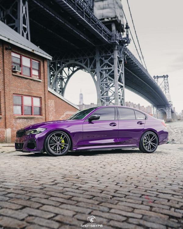 BMW M340i Individuallook Tuning Purple 4