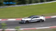 Wideo: Erlkönig BMW M8 CSL z czerwonymi światłami do jazdy dziennej!
