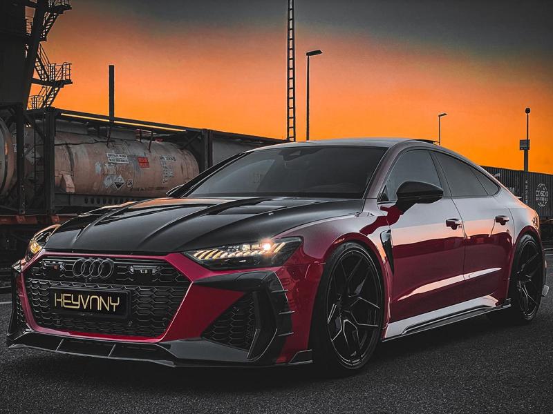 Keyvany carbon outfit for the Audi RS7 Sportback top model!