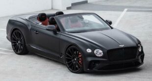 Matt black 2022 Bentley GTC Forgiato rims 2 310x165