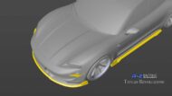 RevoZport présente deux kits carrosserie pour la Porsche Taycan !