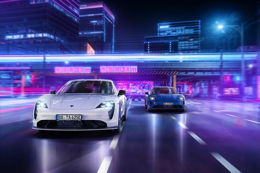 TECHART Carbon Aerokit Porsche Taycan 2021 Tuning 3