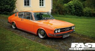 Audi 100 Coupe S Airride Restomod Tuning Header 310x165 Audi 100 Coupe S in flashy orange and with Airride!