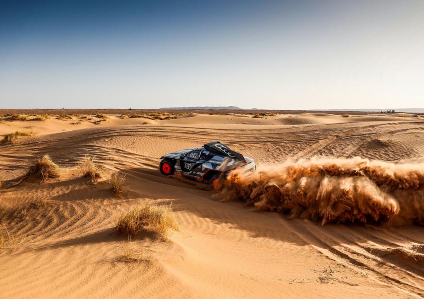 L'Audi RS Q e-tron à l'essai au Maroc : chaleur et tempêtes de sable !