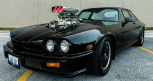 Jaguar XJS Chevy V8 Swap Blower Tuning Restomod Header 310x165 Fast & Furious Charger Optik am biederen Jaguar XJS!
