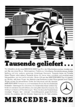 Mercedes-Benz 170 (W 15) : Première en octobre 1931 !