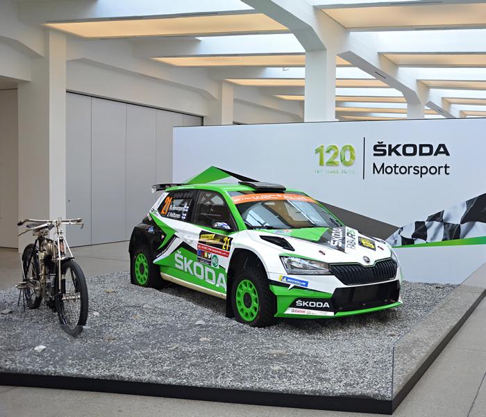 Skoda Museum Ausstellung 2022 4 120 Jahre Skoda Motorsport: Sonderausstellung im Museum!