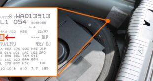 VAG VW Audi PR Nummer Aufkleber 310x165 Teilebestimmung über PR Nummern: die VAG Gruppe!