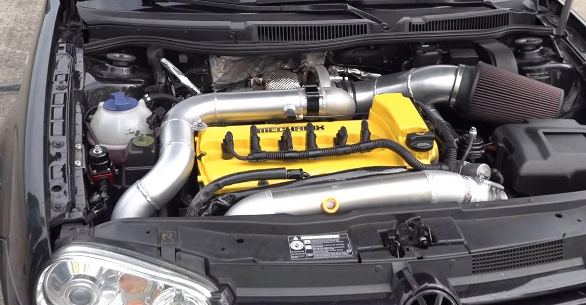 Video: 950 hp VW Golf R32 vs. Porsche Taycan Turbo S!