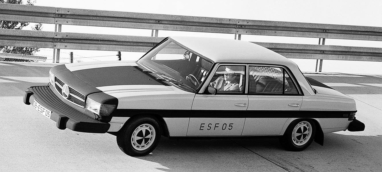 50 Jahre Mercedes Benz ESF 05 2 Sicherheitsforschung im Vorfeld der Serie: 50 Jahre Mercedes Benz ESF 05