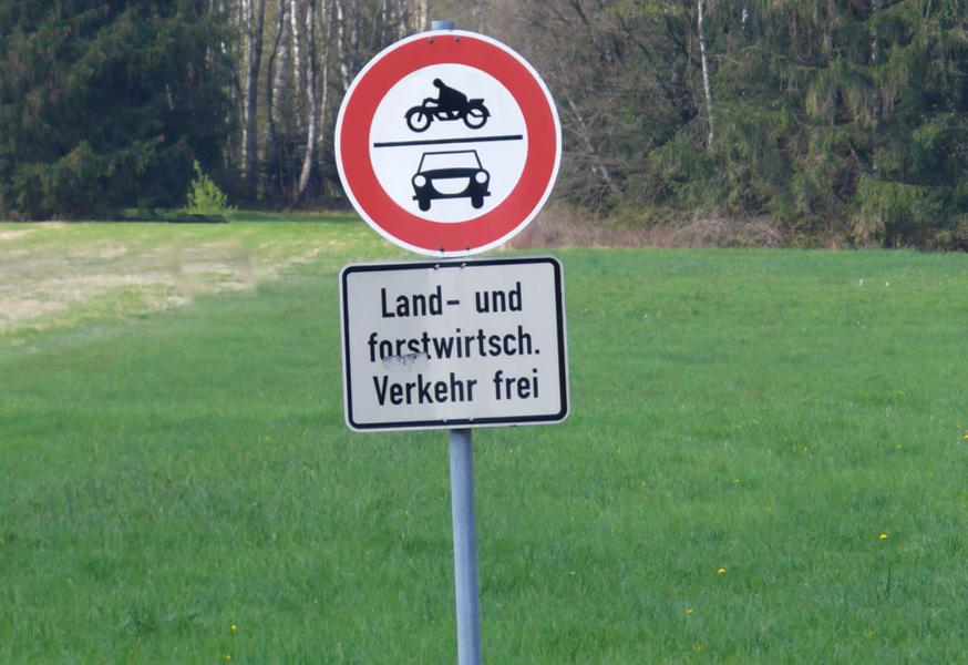 Schild 1026 38 Land Und Forstwirtsch. Verkehr Frei