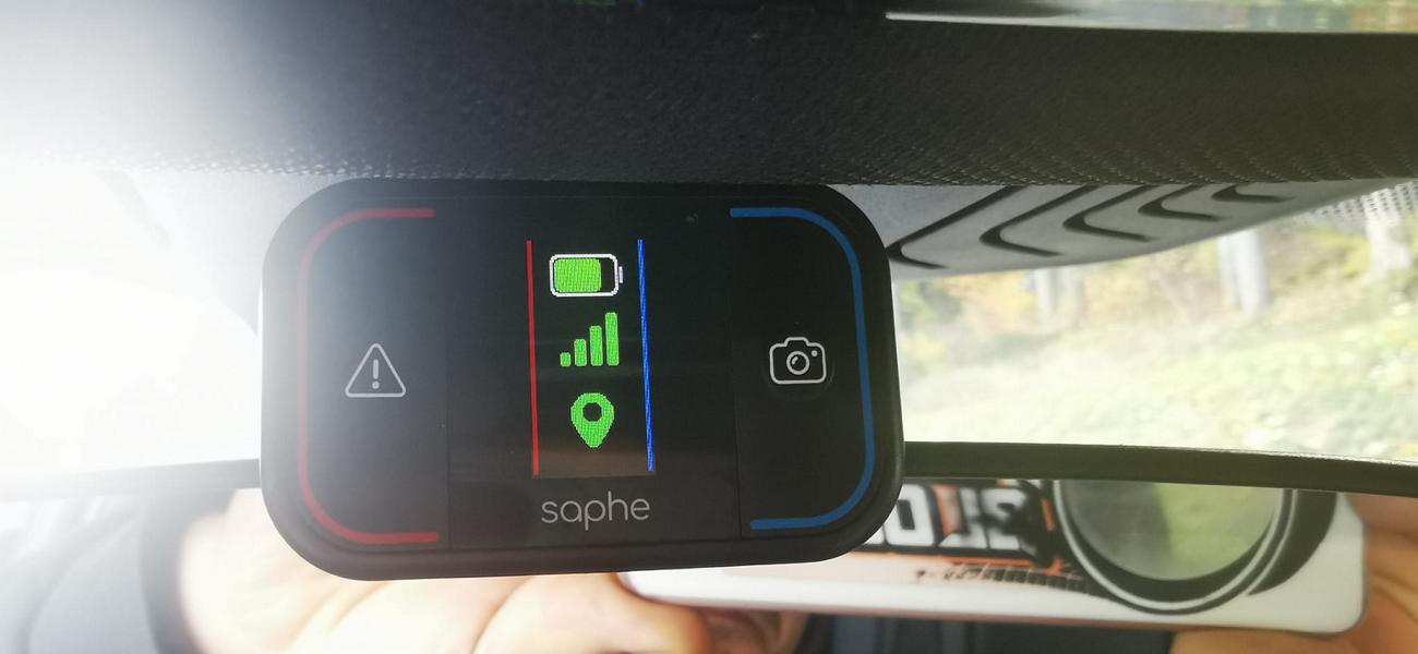 myg eksistens sommer Traffic alarm and lightning warning: the Saphe Drive Mini!