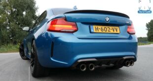 BMW M2 F87 with M Performance exhaust 310x165 Video: Soundcheck BMW M2 (F87) with M Performance exhaust!