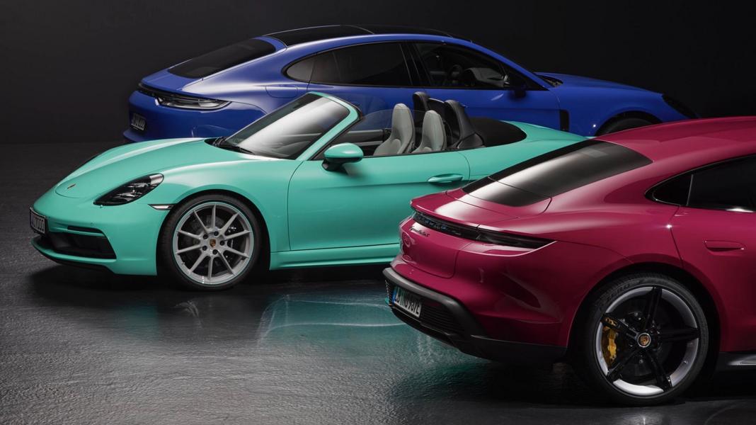 Comeback Historische Farben Porsche Modelle 1