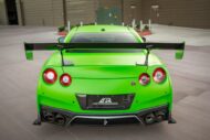 Poison green 2017 Nissan GT-R (R35) with over 700 PS!