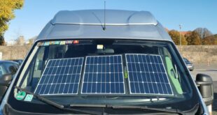 Sacs solaires GreenAkku Energie Véhicule de camping 9 310x165 Aussi pour le camping-car : bois de Paulownia issu d'une culture durable !