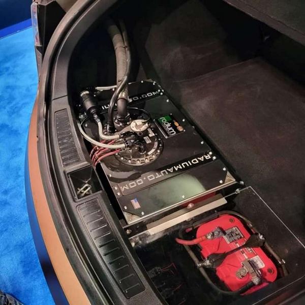 Tesla Model S ICE T Chevy V8 Benziner Swap Umbau 18
