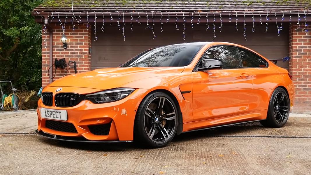 Video: ¡BMW M4 (F82) en Fire Orange III con kit Stage 2!