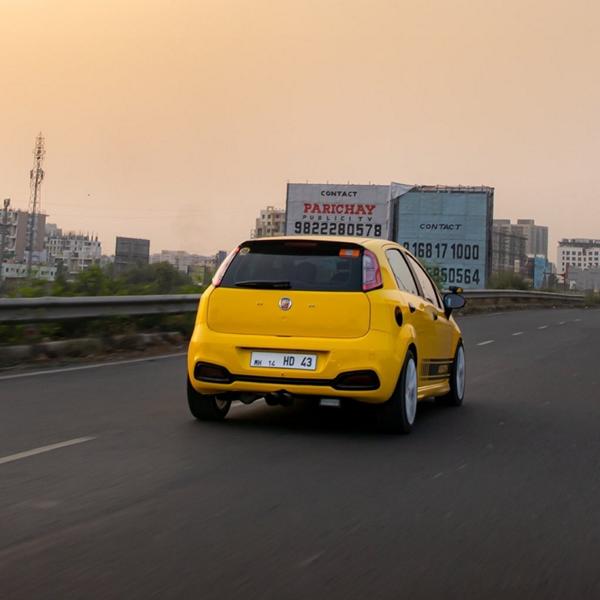 Fiat Punto Abarth Tuning 3 Sonnengelber Fiat Punto Abarth mit 190 PS aus Indien!