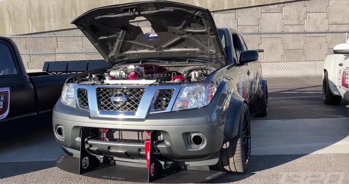 Nissan Frontier Widebody LS Chevy V8 4 Video: Nissan Frontier Widebody mit 700 PS LS Chevy V8!