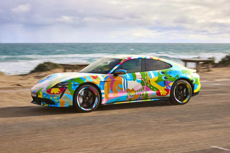 Porsche Australien Porsche Taycan Turbo Art Car Tuning 2021 3