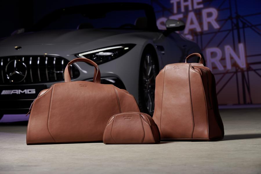 Santoni luggage set for the new Mercedes-AMG SL