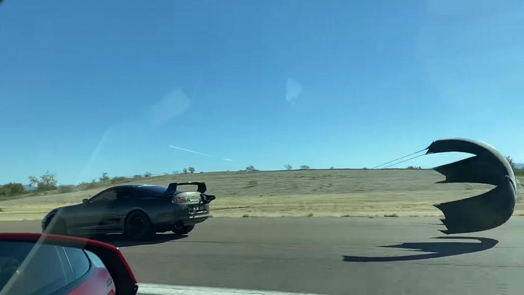Tesla Model S Plaid Drag Race Toyota Supra MK4 8