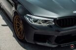 Vídeo: ¡Competición del BMW M5 (F90) sobre llantas Vossen!