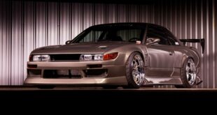 1989 Nissan 240SX S13 Silvia avant et LS7 GM V8 Tuning Restomod Header 310x165 1989 Nissan 240SX avec S13 Silvia avant et LS7 GM V8!