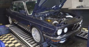 BMW 5 Series E28 with turbocharger 2 310x165 Video: 390 hp on the wheel in the BMW 5 Series (E28) with turbocharger!