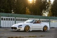G&S Exclusive Maserati Spyder op gouden werkvelgen!