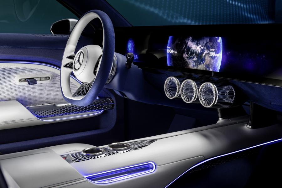 Mercedes Vision EQXX 2022 Tuning 23 Mercedes Vision EQXX soll 1.000 km Reichweite haben!
