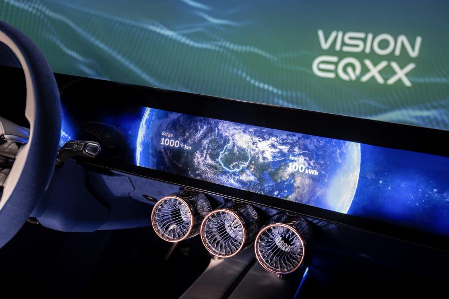 Mercedes Vision EQXX 2022 Tuning 27 Mercedes Vision EQXX soll 1.000 km Reichweite haben!