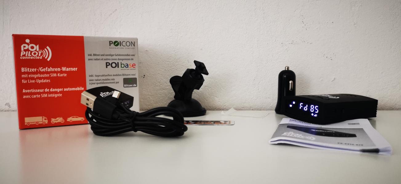 POI Pilot Connected GPS Hazard Warner with Built-in SIM Card!