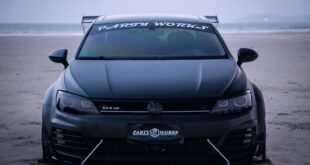VW Lamando GTS Extremumbau Mega Heckfluegel Widebody Kit 2 310x165 VW Scirocco 1.4 TSI mit Airride und Akra Auspuffanlage!
