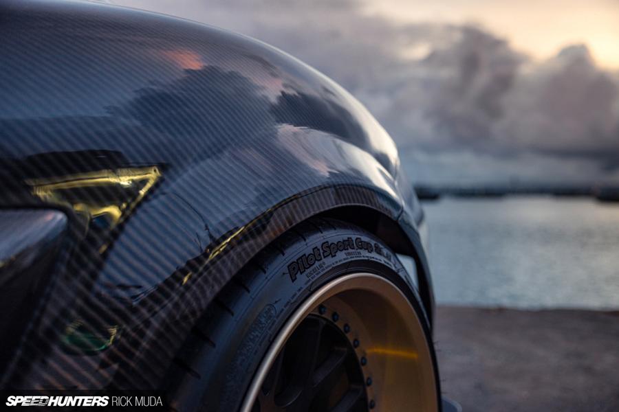 BiTurbo Porsche Cayman S con kit carrozzeria in carbonio!