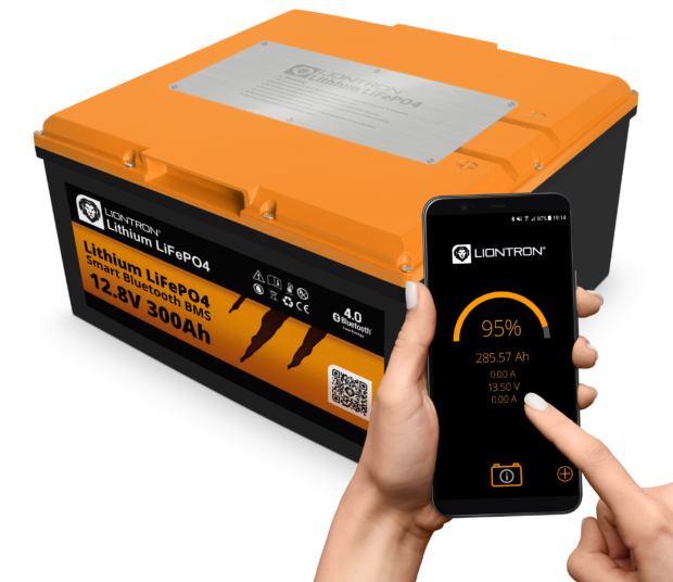 LIONTRON® lithium underseat battery with 300 ampere hours!